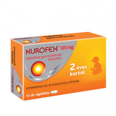 Nurofen végbélkúp gyerekeknek 10db