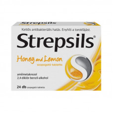 Strepsils Honey and lemon szopogató tabletta 12db