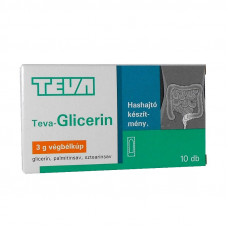 Teva-Glicerin végbélkúp 3g 10db